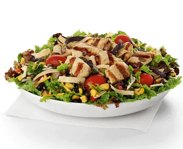 Spicy Southwest Salad with Grilled Nuggets
