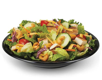 Chicken Cashew Salad with Grilled Chicken