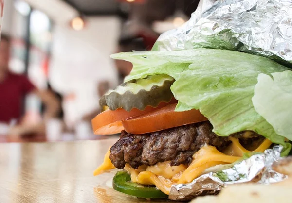 Hamburger Lettuce Wrap