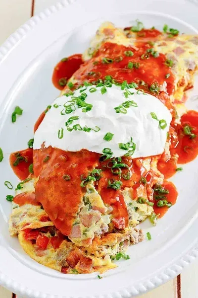 Spinach & Mushroom Omelette