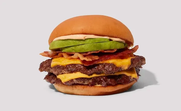Double Avocado Bacon Burger