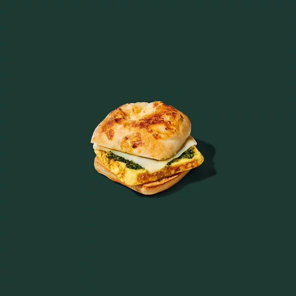 Egg, Pesto & Mozzarella Sandwich