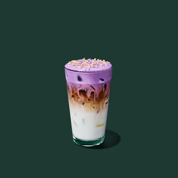 Iced Ube Coconut Macchiato
