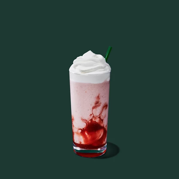 Strawberry Crème Frappuccino® Blended Beverage