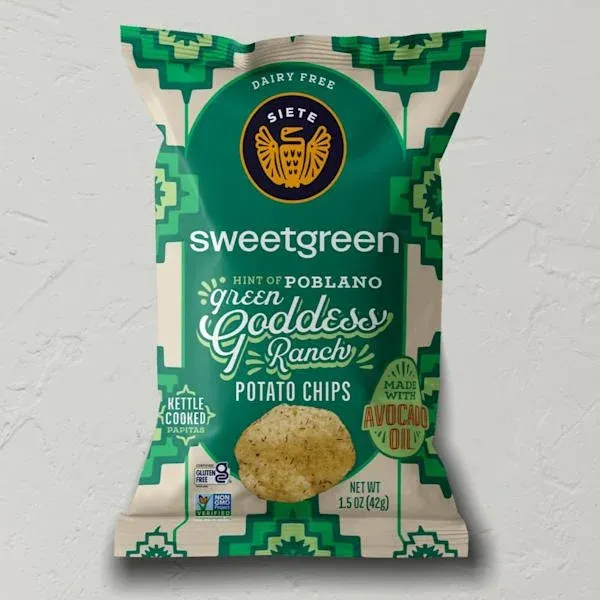 SG x Siete Green Goddess Ranch Potato Chips