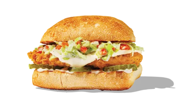 Golden Fried Chicken Sandwich