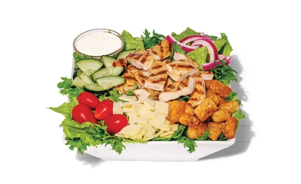 Southwest BBQ Chicken Salad with Dressing